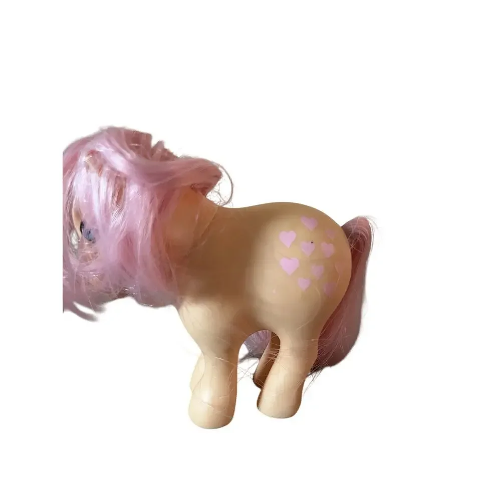 Vintage 1982 Hasbro My Little Pony G1 Peachy Pretty Parlor Peach Pink Hearts